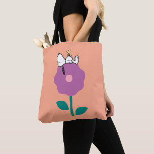 Tote Bag cacahuètes   Snoopy & Woodstock Flower Whististle