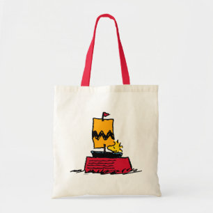 Tote Bag cacahuètes   Woodstock Snoopy Plat Bateau à voile