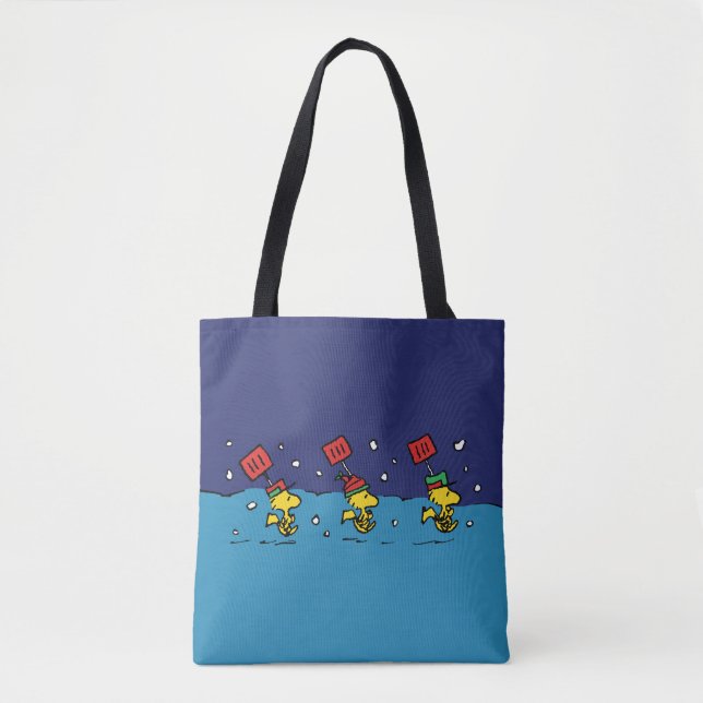 Tote Bag cacahuètes | Woodstock Snow Shovel Team (Devant)