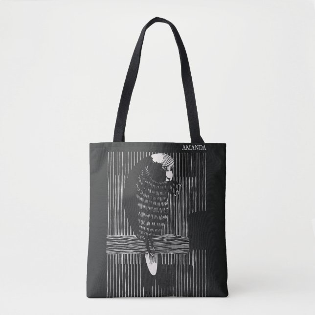Tote Bag Cacatoès Galah – Samuel de Mesquita Personnalisé (Devant)