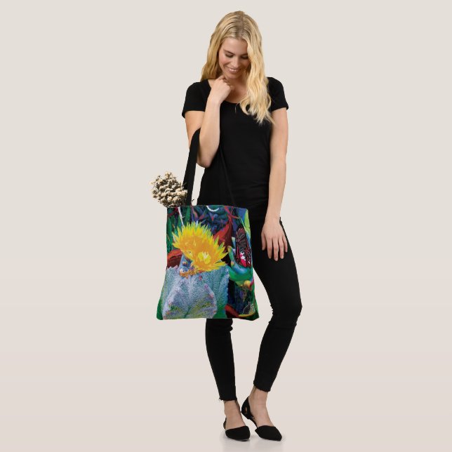 Tote Bag Cactus Caliente (Sur le modèle)