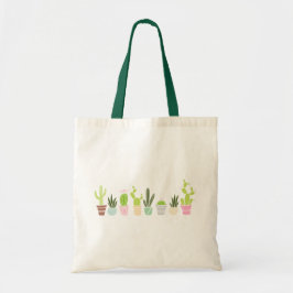 Tote Bag Cactus et succulents mignons