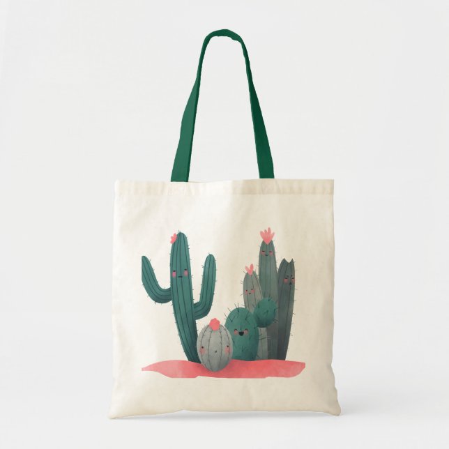 Tote Bag Cactus mignon (Devant)