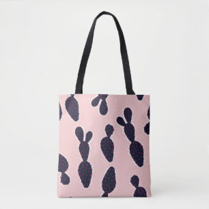 Tote Bag Cactus mignon douce humeur et ton motif,