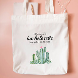 Tote Bag Cactus Succulent Fleur Bachelorette Favoriser