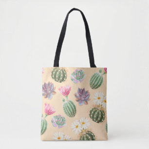 Tote Bag Cactus Succulent : Motif de détail élevé