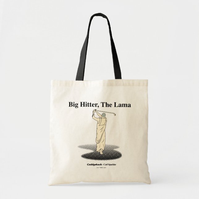 Tote Bag Caddyshack | Big Hitter, Le Lama (Devant)