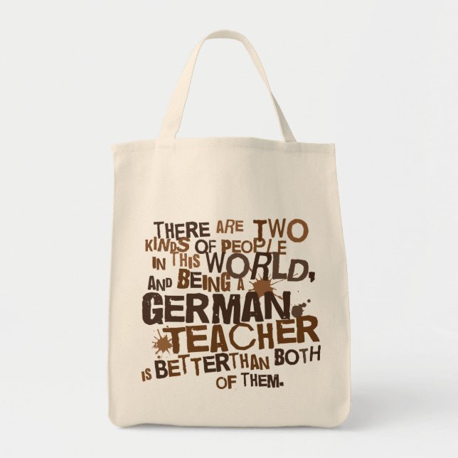 Tote Bag Cadeau allemand de professeur (Devant)