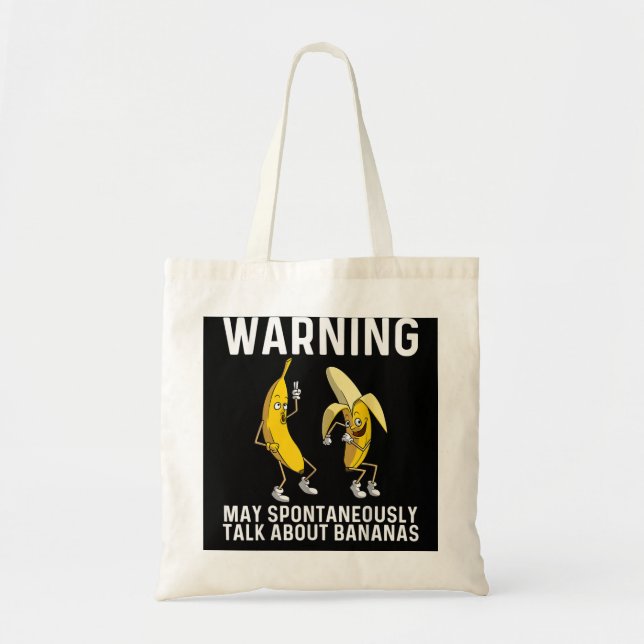 Tote Bag Cadeau Banana Pour Hommes Femmes Garçons Filles En (Devant)