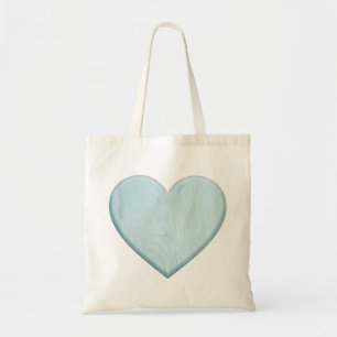 Tote Bag Cadeau bleu de coeur de beau baby shower