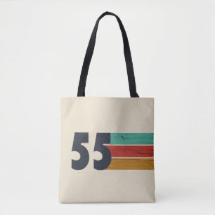 Tote Bag Cadeau d'anniversaire de naissance vintage 1955