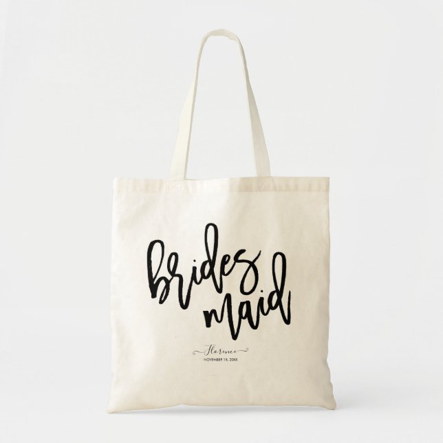 Tote Bag Cadeau de Bridesmaid (Devant)