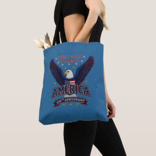 Tote Bag Cadeau de célébration patriotique 1776 2026 États-