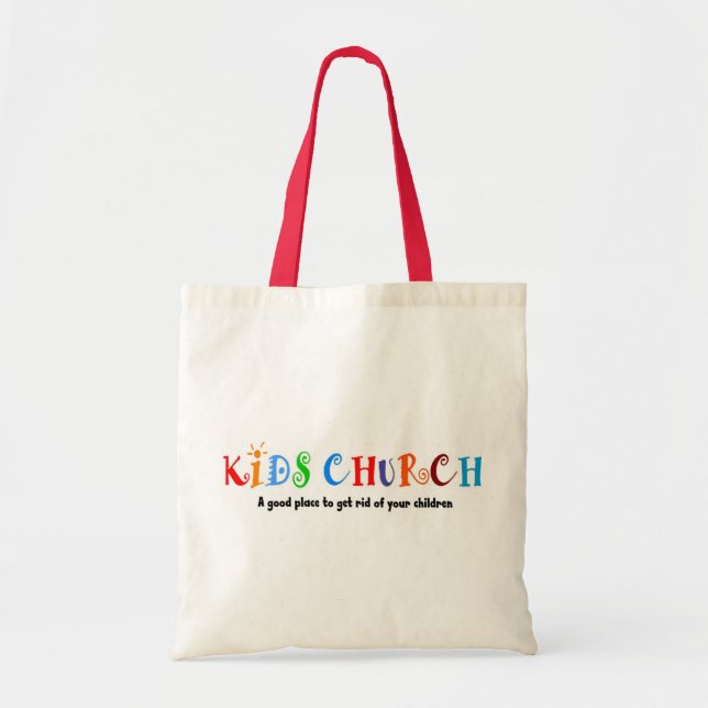 Tote Bag Cadeau de chrétien d'église d'enfants (Devant)