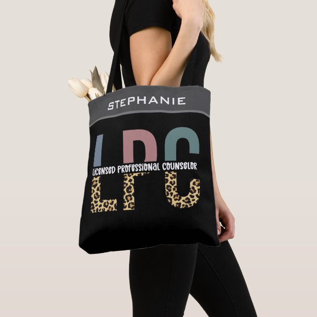 Tote Bag Cadeau de conseiller professionnel autorisé LPC pe (De près)