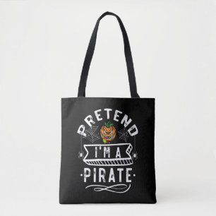 Tote Bag Cadeau de costume d'Halloween drôle, fais comme si