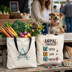 Tote Bag Cadeau de défenseur du sauvetage animal pour toujo