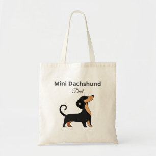 Tote Bag Cadeau de mug Mini Dachshund Papa pour papa de chi