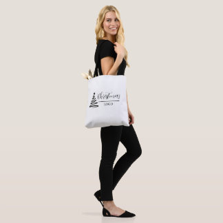 Tote Bag Cadeau de Noël personnalisé T-Shirt moderne person