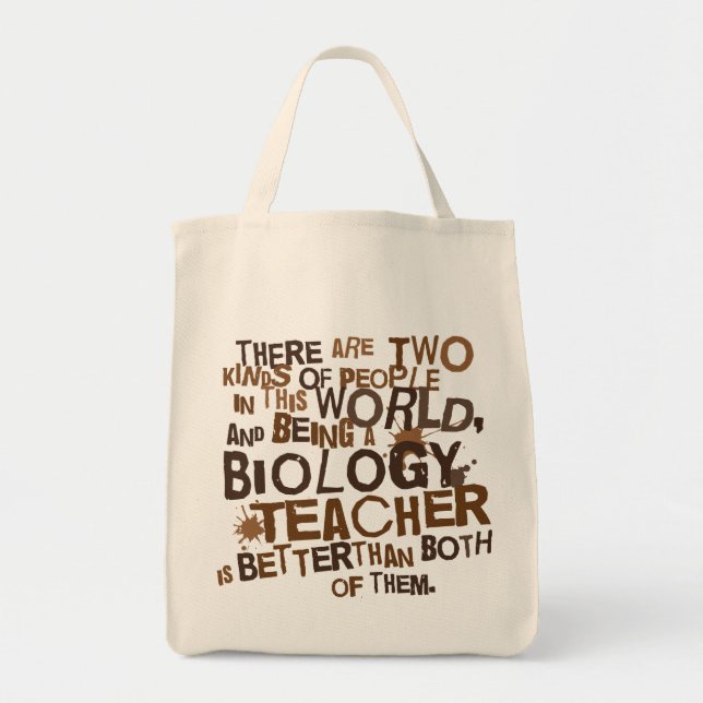 Tote Bag Cadeau de professeur de biologie (Devant)