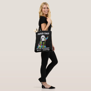Tote Bag Cadeau de puzzle pour papa pour la sensibilisation