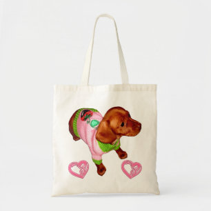Tote Bag Cadeau de teckel pour la coutume Fourre-tout