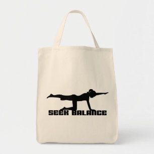 Tote Bag Cadeau de yoga d'équilibre de recherche