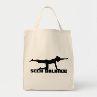 Tote Bag Cadeau de yoga d'équilibre de recherche