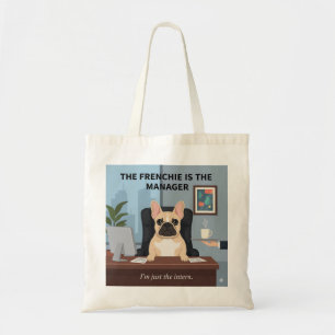 Tote Bag Cadeau drôle de maman chien gestionnaire Frenchie 