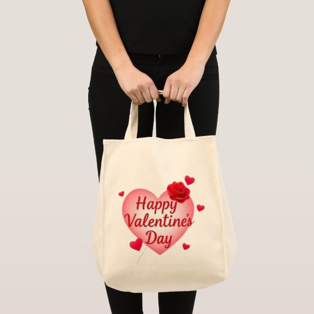 Tote Bag cadeau Heureuse Sainte-Valentin (Devant (produit))