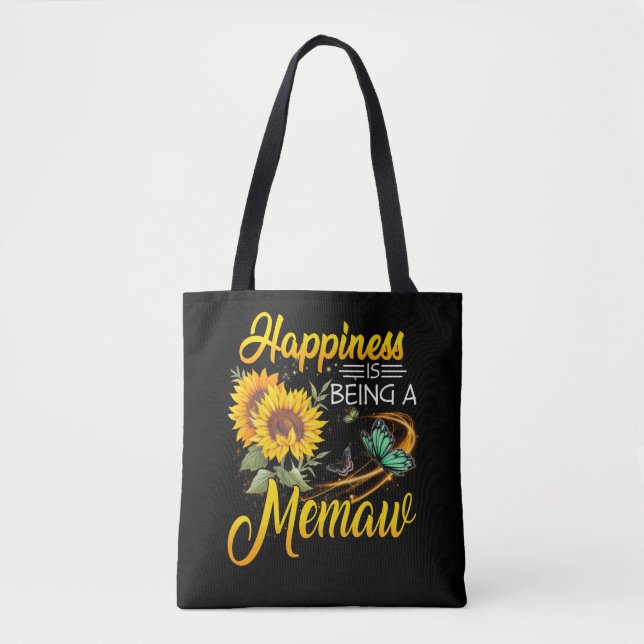 Tote Bag Cadeau Maman | Le Bonheur Est Une Maman (Devant)