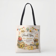 Cadeau personnalisé de remerciement d'enseignant à