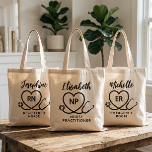 Tote Bag Cadeau personnalisé pour infirmière moderne, médec