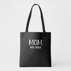 Tote Bag Cadeau personnalisé pour nouvelle maman minimalist
