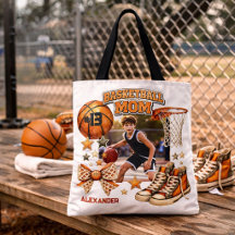 Cadeau Photo de Maman de Basket-ball Grunge Vintag