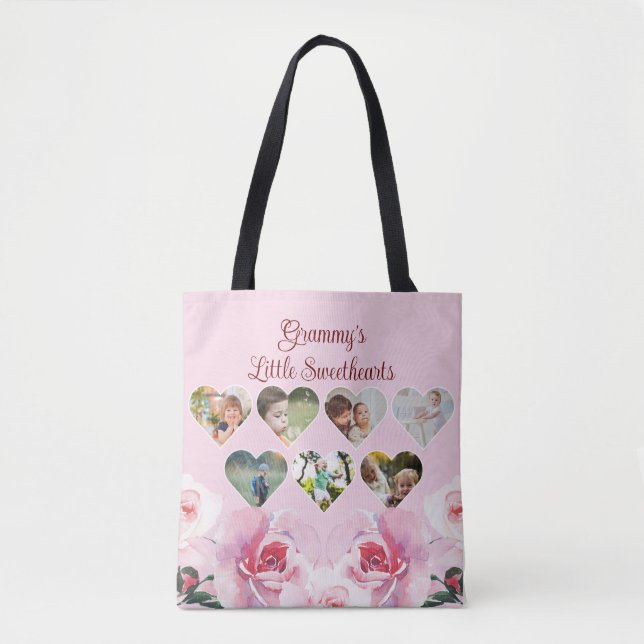 Tote Bag Cadeau photo Grammy's Little Sweethearts (Devant)