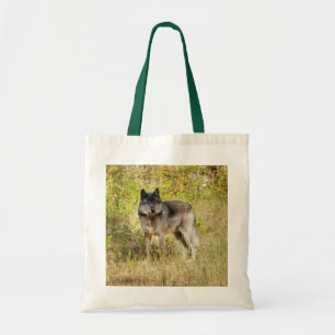 Tote Bag Cadeau photo Gray Wolf & Wilderness