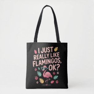 Tote Bag Cadeau pour hommes et femmes amateur de flamants r