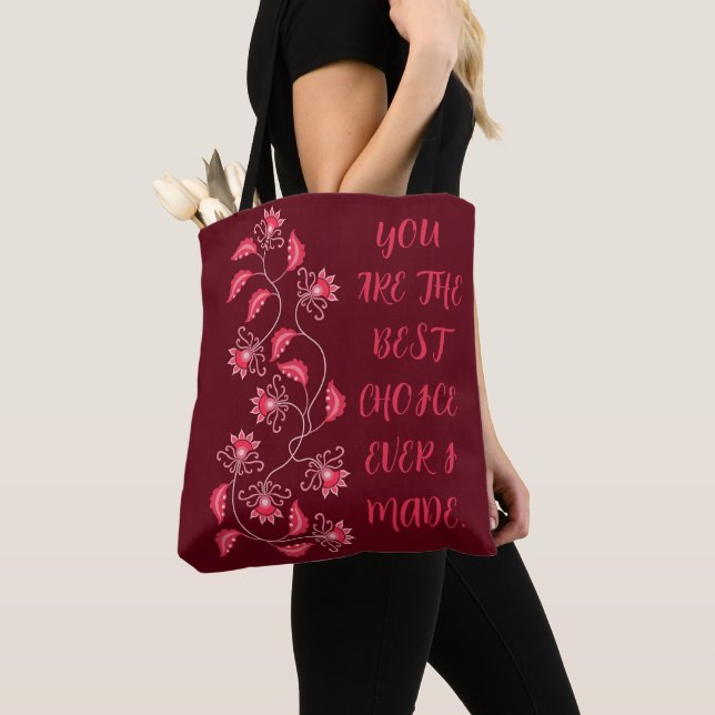 TOTE BAG CADEAU POUR MAMAN, SOEUR, FILLE, AMIE, PETITE AMIE (De près)
