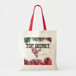 Tote Bag Cadeau secret de fête de Noël de Père Noël