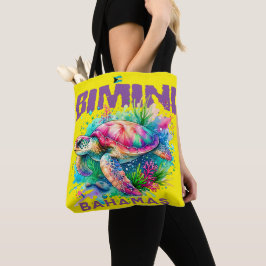 Tote Bag Cadeau souvenir Bahamas : Bimini Bahamas Sea Turtl