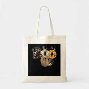 Tote Bag Cadeau Spider Boo Halloween avec Sloth Witch Cas
