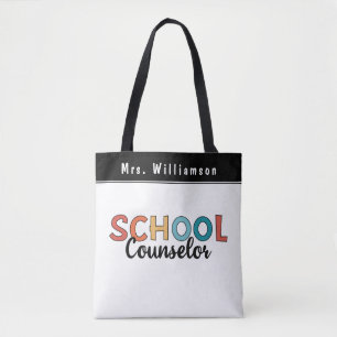 Tote Bag Cadeaux d'appréciation du conseiller scolaire pers