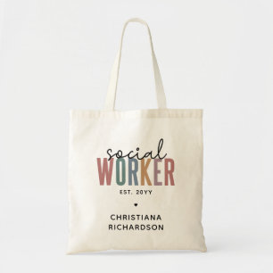 Tote Bag Cadeaux d'appréciation personnalisés des travaille