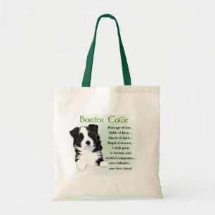 Tote Bag Cadeaux d'art Collie Frontière