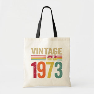 Tote Bag Cadeaux de 49 ans Vintage 1973 49e cadeau d'annive