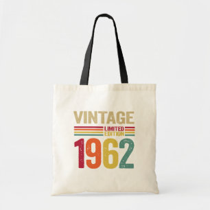 Tote Bag Cadeaux de 60 ans Vintage 1962 - 60e cadeau d'anni