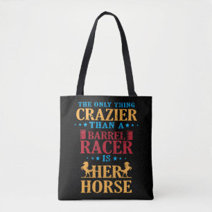 Tote Bag Cadeaux de cheval d'emballage de baril pour des