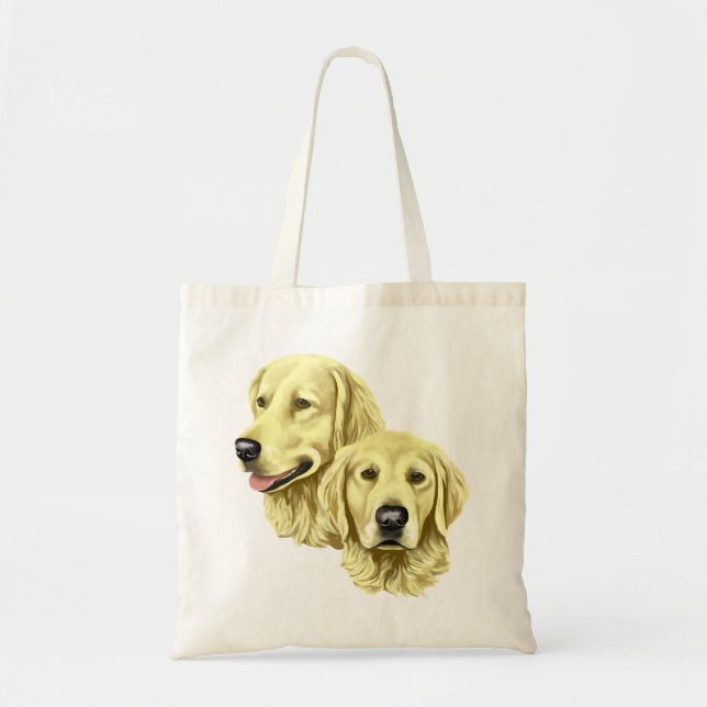 Tote Bag Cadeaux de golden retriever (Devant)