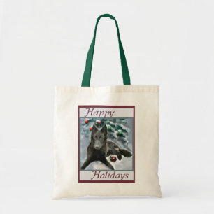 Tote Bag Cadeaux de Noël Sheepdog belge